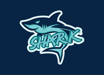 Shark logo Vector Illustration design template