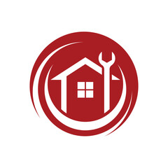 House repair logo images illustration