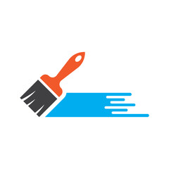Paintbrush logo images illustration