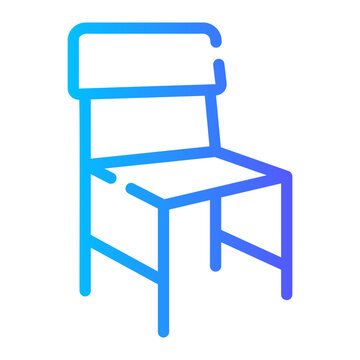 chair gradient icon