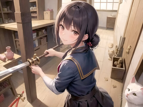 刀鍛冶の少女