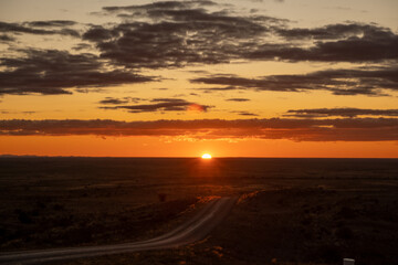 Fototapeta na wymiar Sunset at Broken Hill