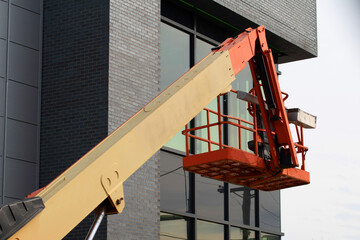 telescopic platform hydraulic outdoor service lift © Victor
