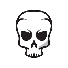 Skull logo images illustration