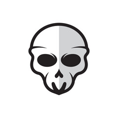 Skull logo images illustration