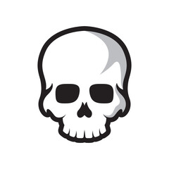 Skull logo images illustration