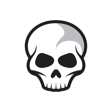 Skull logo images illustration
