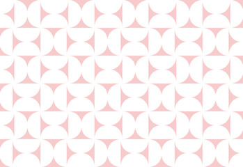 幾何学 抽象 白 ピンク 和風 背景 透過