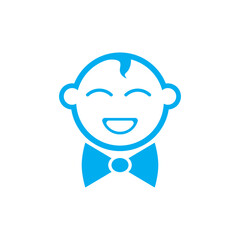 Naklejka premium Baby logo images illustration