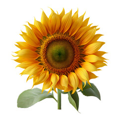 Naklejka premium 3d sunflower flower