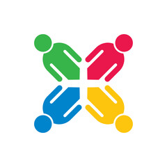 Community care logo images design