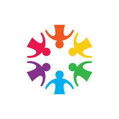 Community care logo images design