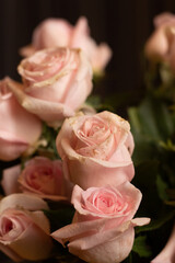 Ramo de flores rosas