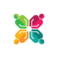 Community care logo images design