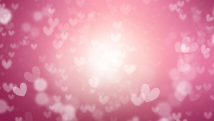 Abstract Backgrounds hart bokeh in valentine 's day