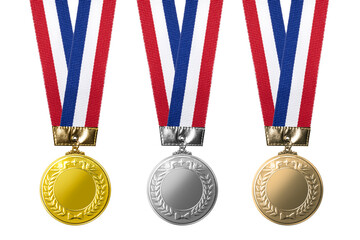 金、銀、銅メダル