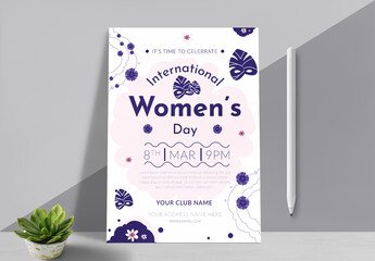 International Women Day Flyer Design Template