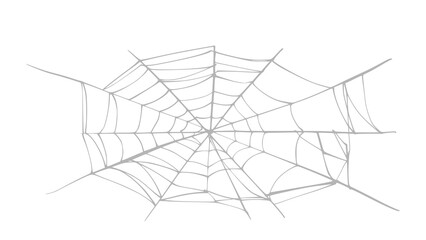 Spider webs element horror and sticker art