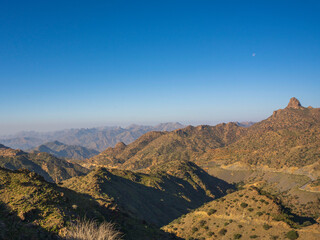 saudi arabian mountain landscape 