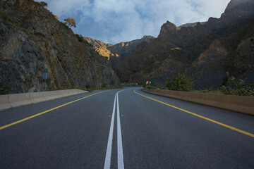 saudi arabian mountain landscape 