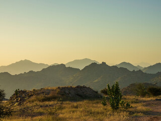 saudi arabian mountain landscape 