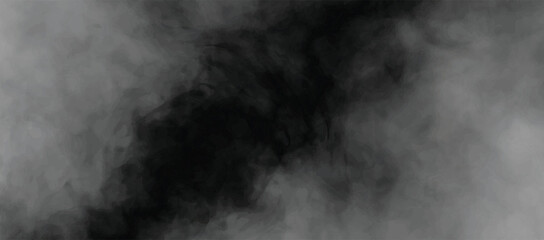 Black abstract background with smoky effect