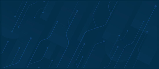 Dark blue technology background