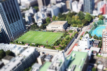 ミニチュアな街並み