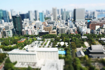 ミニチュアな街並み