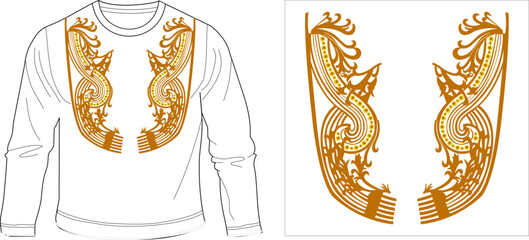 BAIL NECLACE t-shirt graphic design vector illustration
