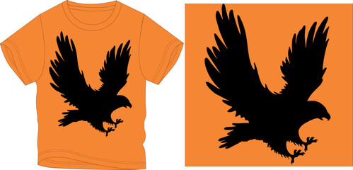 EAGLE t-shirt graphic design vector illustration
