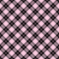 Valentines day dioganal tartan plaid
