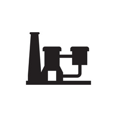 factory industry icon , refinery icon