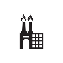 factory industry icon , refinery icon