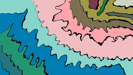 ピンクとブルー