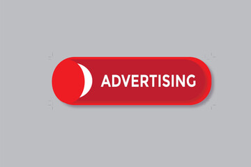 Advertising button web banner templates. Vector Illustration
