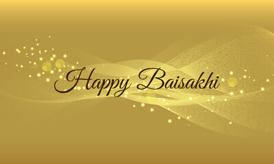 Vector illustration for happy Baisakhi, Indian punjabi festival with festival theme elements