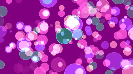 Colorful light bubble divine dimension bokeh blur abstract magenta velvet violet screen
