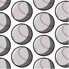 Graphic baseball pattern for your design and background