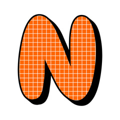 90s Geometric Logo Letter Line