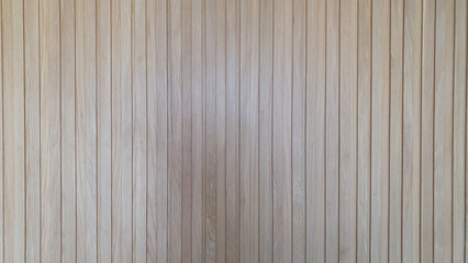random width size solid wooden battens wall pattern background with natural color finishing