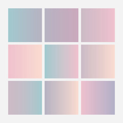 Abstract pale soft red blue gradient artistic background.