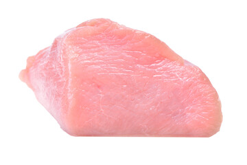 Raw meat chicken isolated on white background