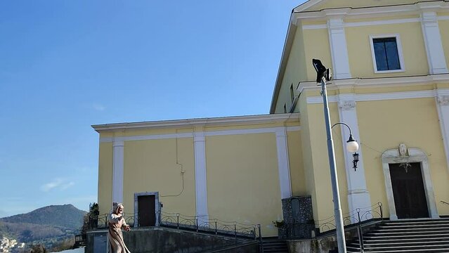 Dragonea - Panoramica dal sagrato della Chiesa di San Pietro e Paolo