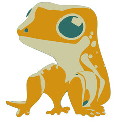 Lizard gecko illustration artwork vector graphic, cute geckos vectorized
