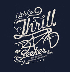 bicycle illustration for print
