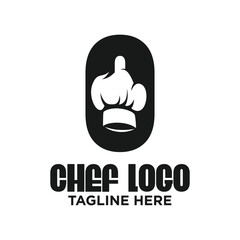 Letter O Chef Logo Design Template Inspiration, Vector Illustration.