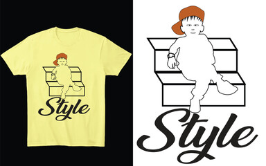 style t-shirt design