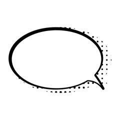 Pop Art Speech Bubble