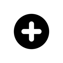 Obraz premium add glyph icon